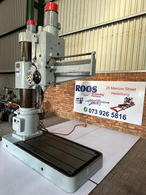 Radial arm drilling machine - RoosWoodMac