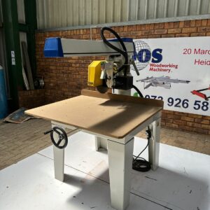 New radial arm saw machine.