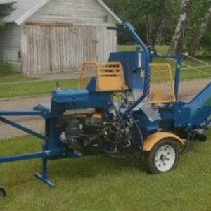 Mobile fire wood making machine