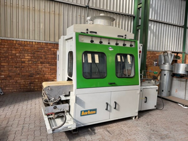 Automatic through feed spraying machine
